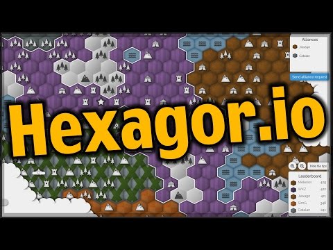 Видео: Hexagor.io - Захватываем замки