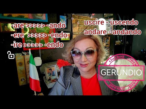Видео: Итальянский герундий, 1 Gerundio presente