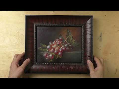 Видео: Натюрморт. Копия картины "Claret Grapes"