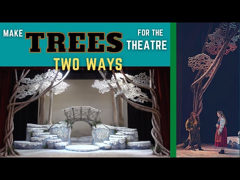 Видео: СОЗДАЙТЕ ДЕРЕВЬЯ ДЛЯ ТЕАТРА: Два отличных способа сделать деревья для сцены. Потрясающий «круглый...