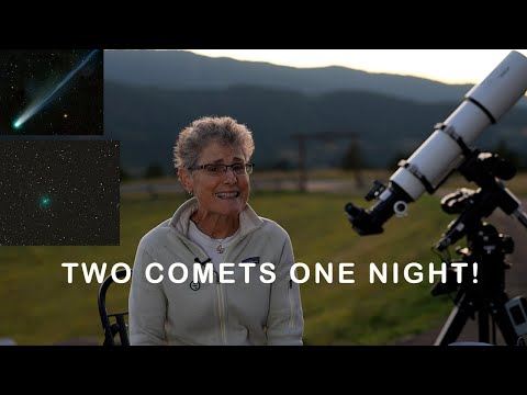 Видео: В погоне за кометами: моя ночь с кометой Леммон и SWAN