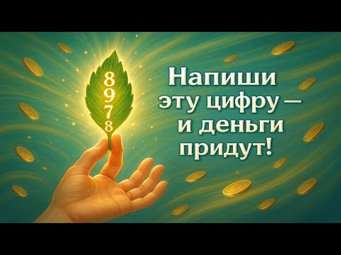 Видео: Напиши эту цифру — и Вселенная откроет поток денег!