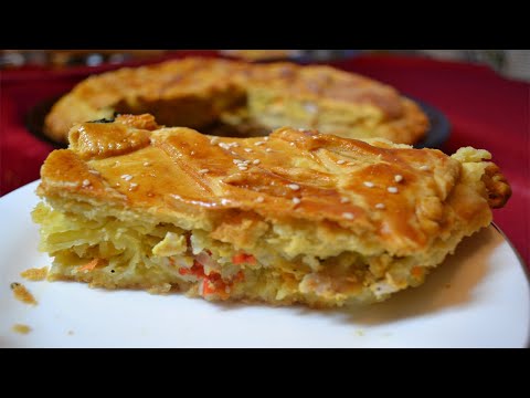 Видео: ПИРОГ РАССЫПЧАТЫЙ с курицей и овощами  НЕЖНЫЙ ХРУСТ  ОЧЕНЬ ВКУСНО