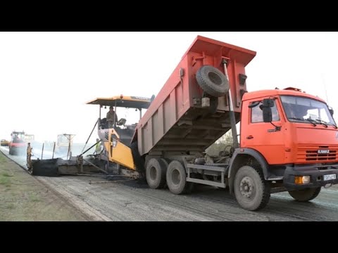 Видео: В Аркалыке ремонтируют республиканские трассы