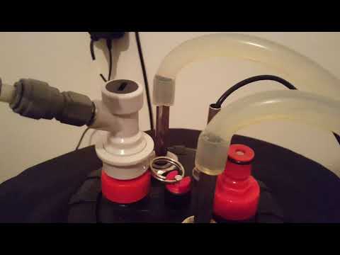 Видео: брожение под давлением в ЦКТ. ПЭТ.Fermzilla 55 l.