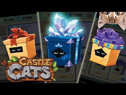 Видео: ОТКРЫВАЕМ 12 РАЗНЫХ КОРОБОК С КОТИКАМИ В CASTLE CATS