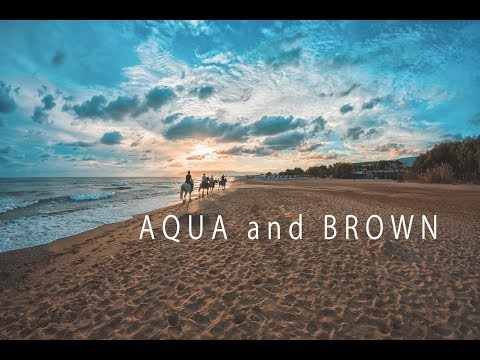 Видео: Уроки Фотошопа | Стиль Aqua and Brown