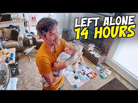 Видео: Мама ОСТАВИЛА ПАПУ ОДНОГО с 2-месячным ребенком на 14 ЧАСОВ!