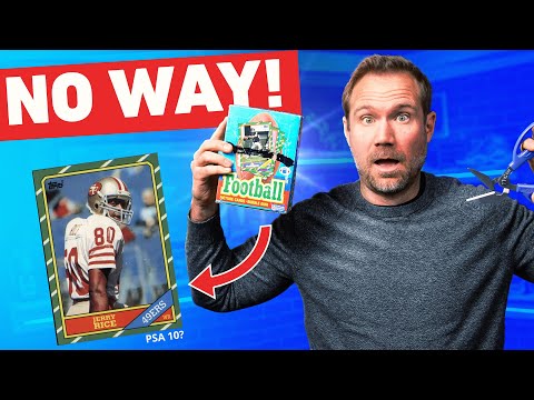 Видео: Я открыл коробку с футбольными картами Topps 1986 года стоимостью 3500 долларов... и вытащил карт...