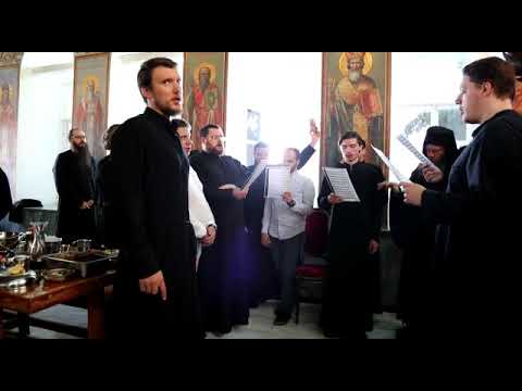 Видео: Достойно есть. Поет братия и паломники Русского Свято-Пантелеимонова монастыря на Афоне