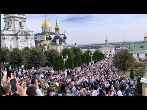 Видео: Торжества в Почаевской Лавре в день памяти прп. Иова игумена Почаевского