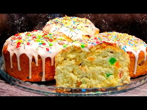Видео: Самый сдобный, влажный, тяжёлый КУЛИЧ на Пасху,как у БАБУШКИ из печи! Сладкий, мягкий, вкусный Кулич