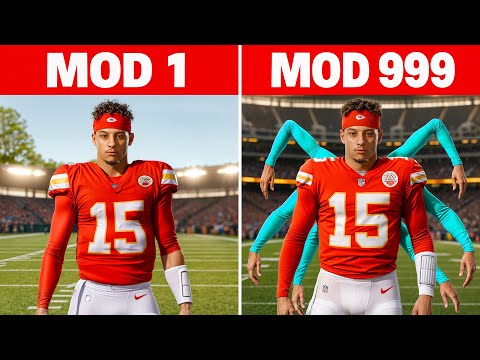 Видео: Я установил все моды в Madden