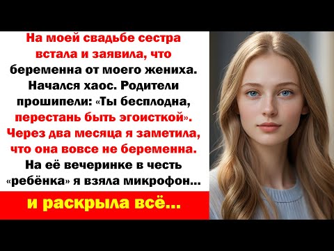 Видео: Сестра заявила на моей свадьбе, что беременна от моего жениха но правда шокировала всех