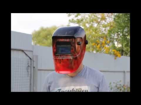 Видео: аэрография сварочной маски