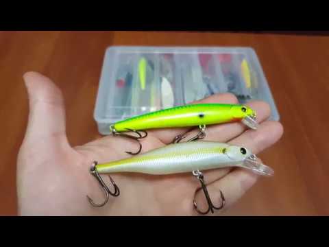 Видео: Unboxing с воблерами  Lucky Craft Flash Minnow 95MR и  Lightning Pointer 98XR по заказу Fmagazin.ru