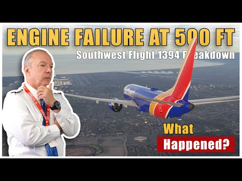 Видео: Отказ двигателя над Бербанком | Как пилоты спасли Southwest 1394