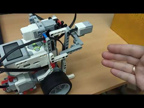 Видео: Датчик касания  Робот Mindstorms EV3
