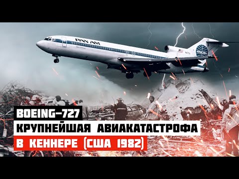Видео: Крупнейшая авиакатастрофа Boeing 727 в Кеннере (США 1982 г)