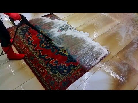 Видео: 65 лет чистке персидских ковров!