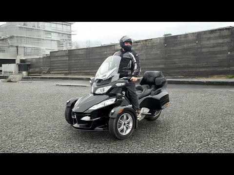Видео: Что это? Снегоход с колёсами? BRP Can-Am Spyder.