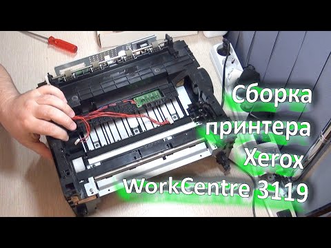 Видео: Сборка принтера Xerox WorkCentre 3119