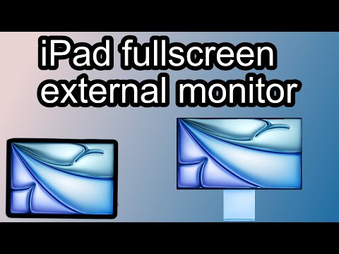 Видео: Как подключить iPad к монитору в полноэкранном режиме!