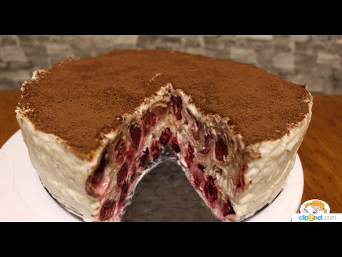 Видео: Торт с вишней из лаваша. Мой самый удачный рецепт!