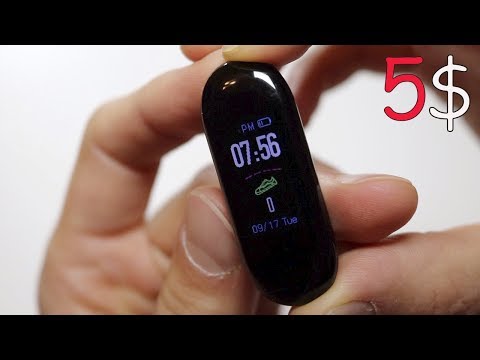 Видео: САМЫЙ ПОПУЛЯРНЫЙ СМАРТ БРАСЛЕТ НА Алиэкспресс M3! Аналог Xiaomi mi band 4 за 5$????