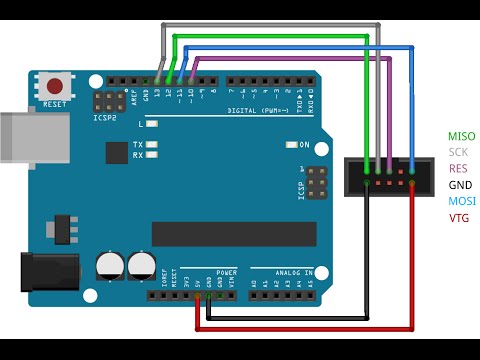 Видео: Прошивка hex файлов при помощи Arduino и SinaProg