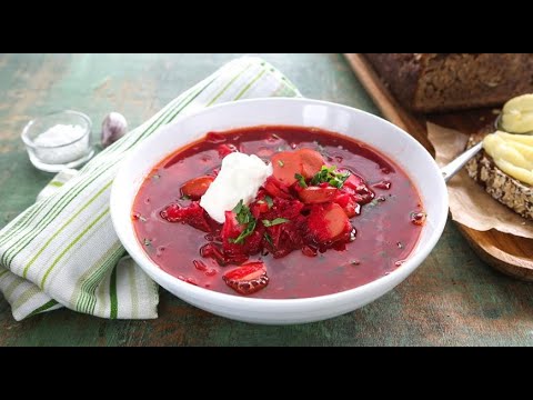 Видео: ВКУСНЫЙ Борщ на Сале! Как приготовить вкусный борщ?!