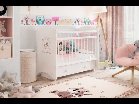 Видео: Кроватка детская "BUBURU BABY" / Инструкция по сборке