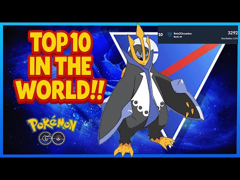 Видео: Я ВОШЁЛ В ДЕСЯТКУ ЛУЧШИХ В МИРЕ С ЭМПОЛЕОНОМ!! | POKÉMON GO BATTLE LEAGUE