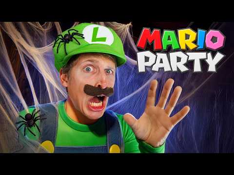 Видео: Mario Party в реальной жизни — мини-игры на Хэллоуин