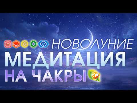 Видео: Медитация на чакры в НОВОЛУНИЕ / Настройка на новый лунный цикл