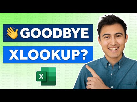 Видео: Попробуйте это вместо XLOOKUP