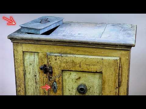 Видео: Восстановление холодильника предков - этот ящик со льдом был спрятан в течение 100 лет!