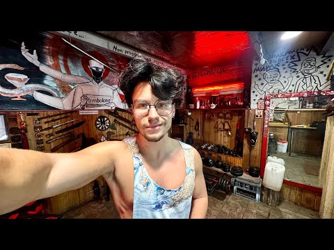Видео: Тренажёрный зал и баня в ГАРАЖЕ, обзор