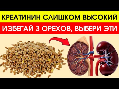 Видео: Креатинин слишком высокий? Избегай этих 3 орехов и ешь вот эти вместо них