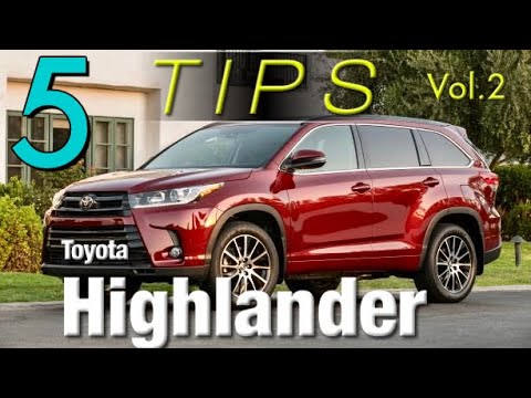 Видео: 5 СОВЕТОВ/ПРИКОСНОВЕНИЙ для НОВОГО TOYOTA HIGHLANDER Vol.2