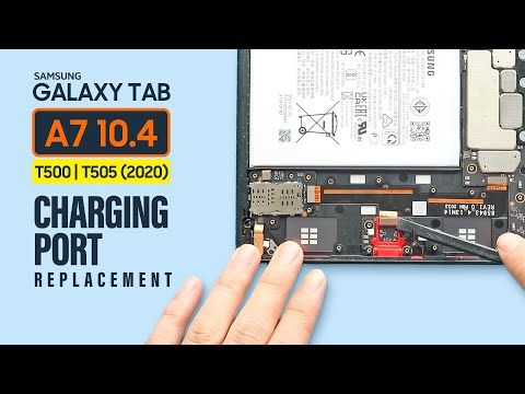 Видео: Замена порта зарядки Samsung Galaxy Tab A7 2020 10.4 T500 T505