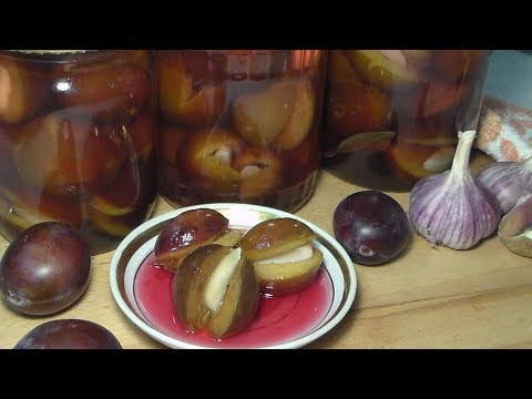 Видео: Вкуснейшая закуска МАРИНОВАННЫЕ СЛИВЫ простой рецепт