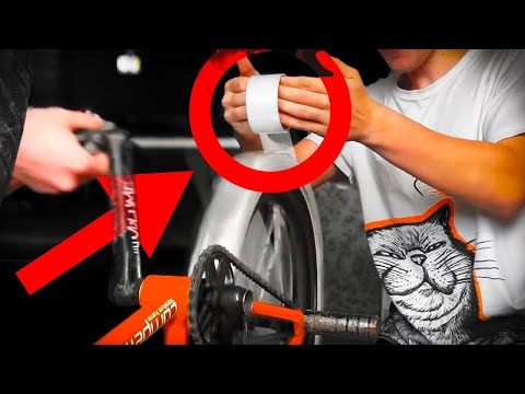 Видео: НАМОТАЛИ СКОТЧ на ПОКРЫШКУ что будет? ДРИФТ НА ВЕЛОСИПЕДЕ!