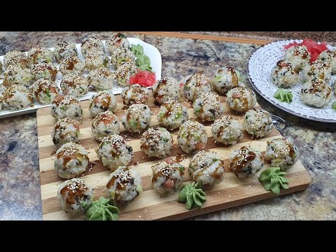 Видео: Ленивые суши без заморочек, а по вкусу не отличить от настоящих👍🤗