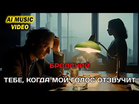Видео: Бродский - Тебе, когда мой голос отзвучит