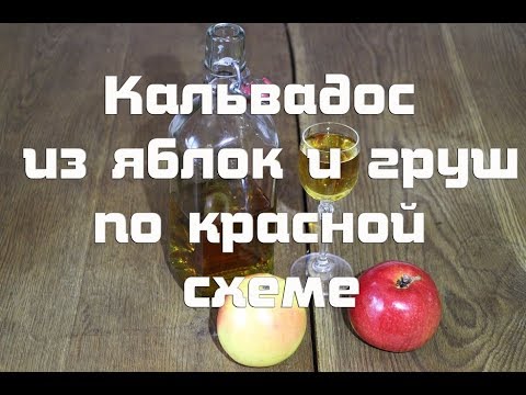 Видео: Домашний кальвадос из яблок и груш (бренди, самогон): рецепт браги, перегонка, настаивание