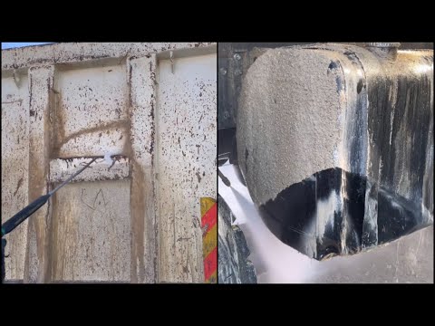 Видео: Удовлетворяющая трансформация САМОГО ГРЯЗНОГО ГРУЗОВИКА 8x4 🤩 Глубокая очистка #asmr