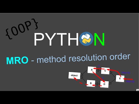 Видео: Просто об MRO (Method resolution order) в Python