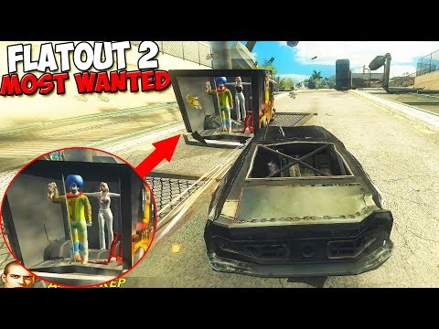 Видео: Flatout 2 Most Wanted - ТРЕШЬ В Трешовой ИГРЕ