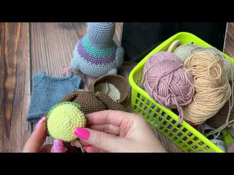 Видео: Вязовлог: готовые игрушки, процессы, покупки #crochet #игрушки
